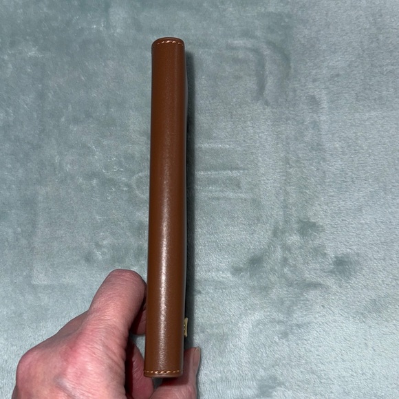 Coach Tan Folio Case with Gold Accent - Picture 11 of 16